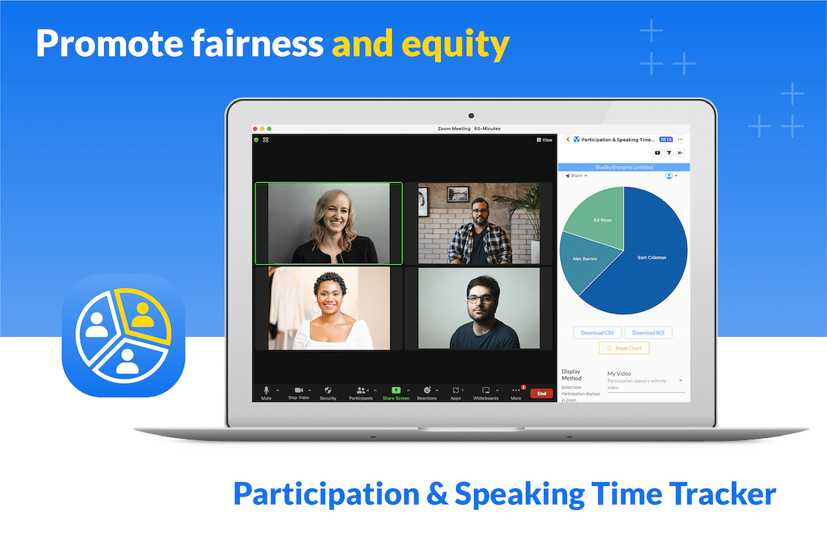 Participation & Speaking Time Tracker