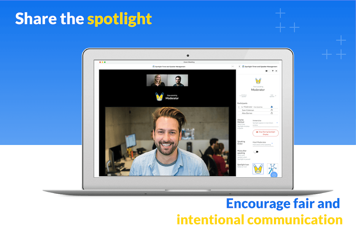 Spotlight Timer and Speaker Management