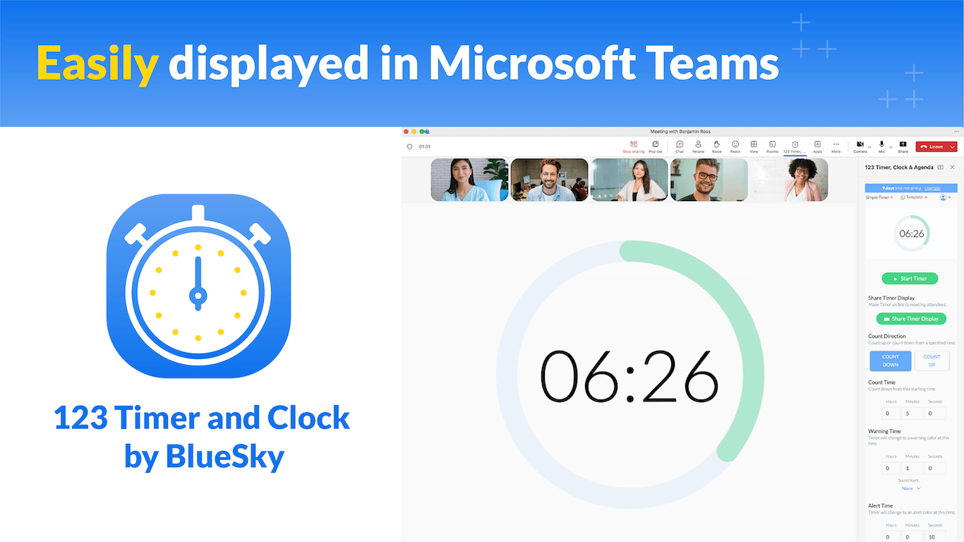 123 Timer for Microsoft Teams